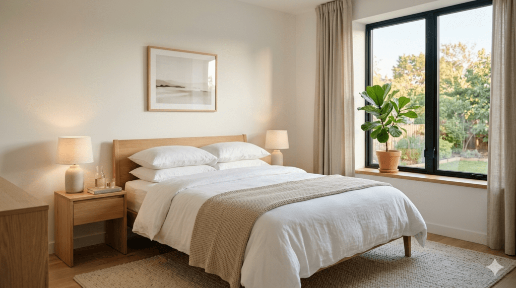 dormitorio saludable sin humedad con humedad relativa correcta